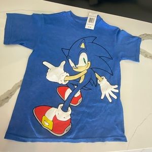 Unisex Sonic the Hedgehog Tee, Blue Graphic T-Shirt